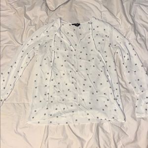 flowy white blouse!!